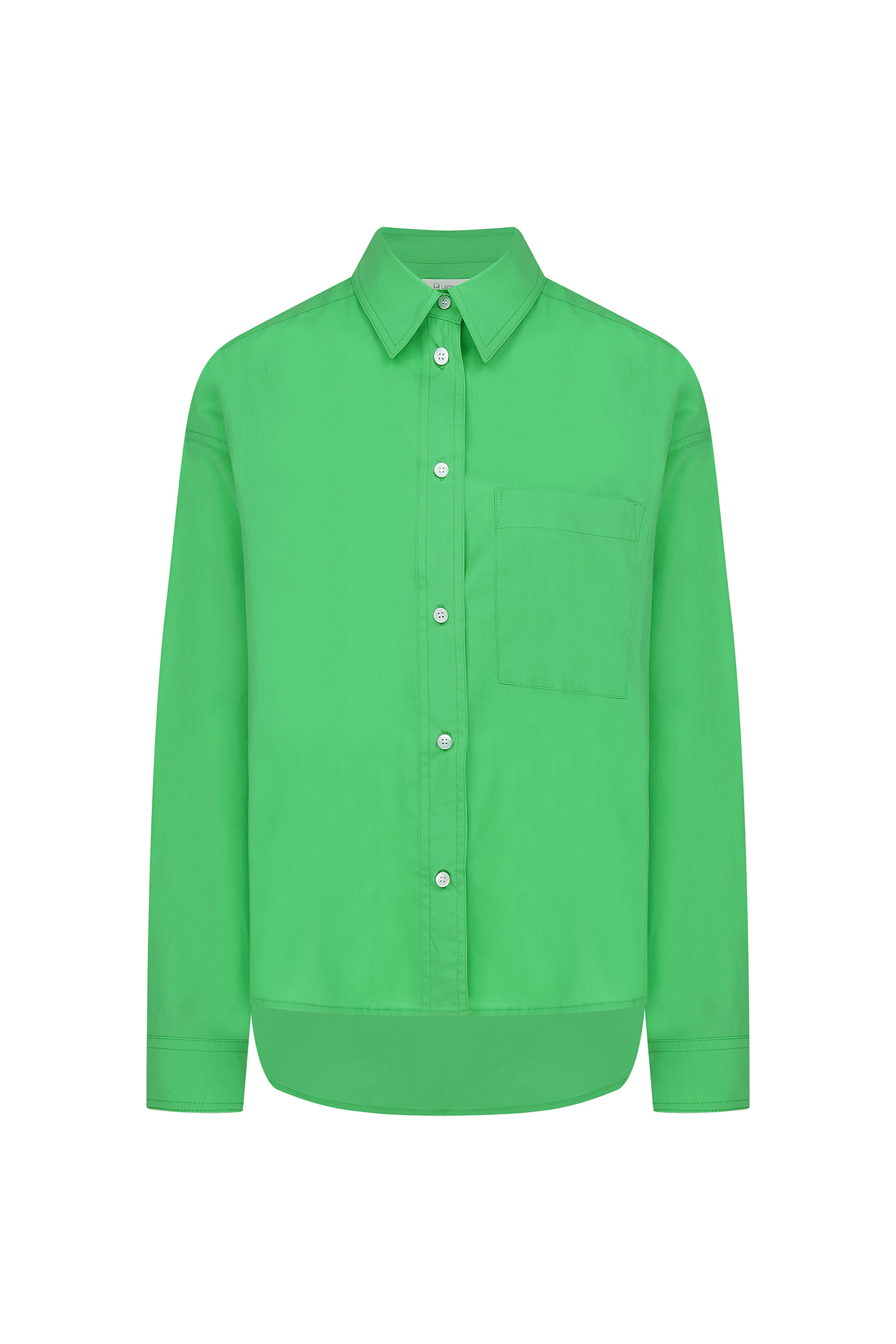 &#039;백지영 착용&#039;Color Cotton Shirt-Green