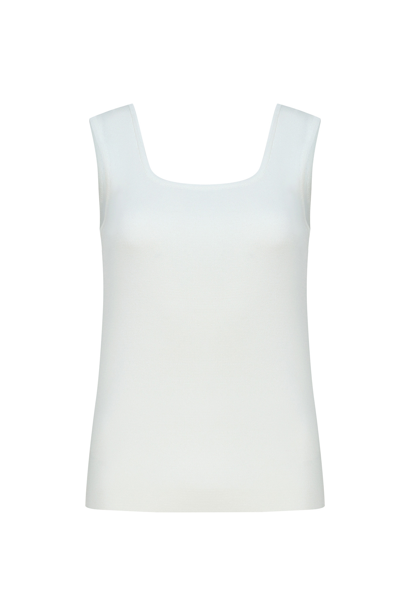 Two-way Sleeveless Knit Top-Ivory