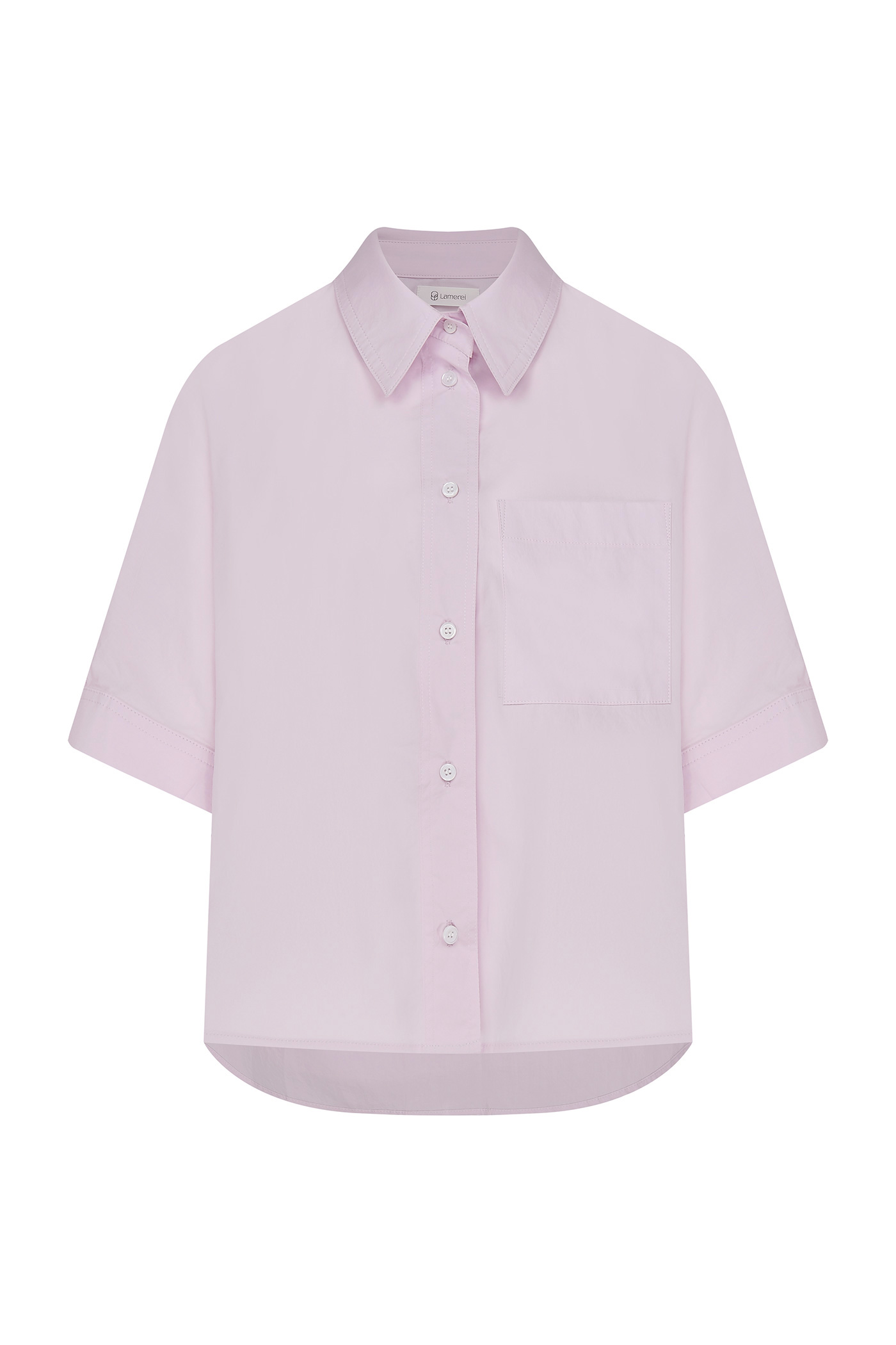Cotton Placket Shirt-Pink