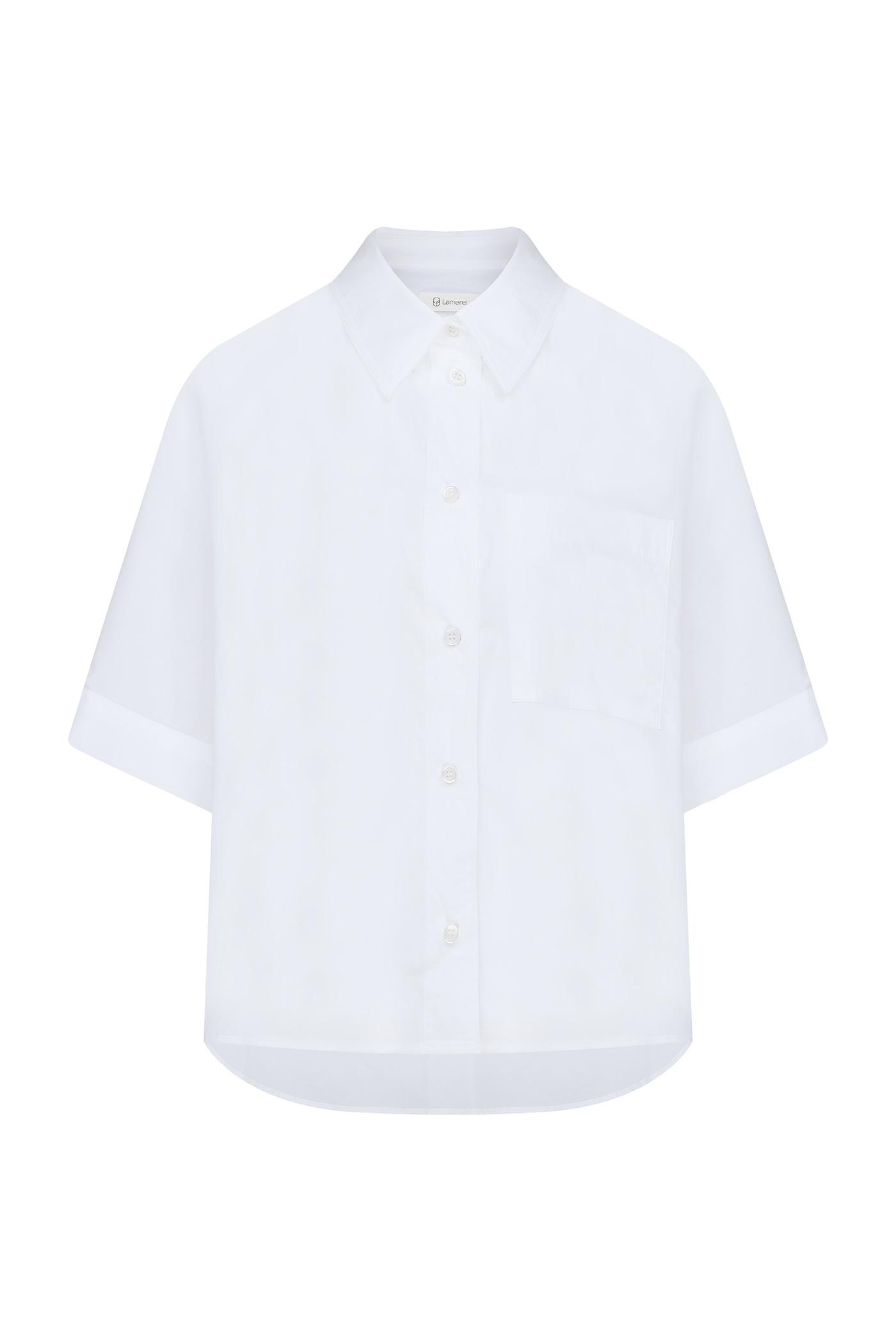Cotton Placket Shirt-White