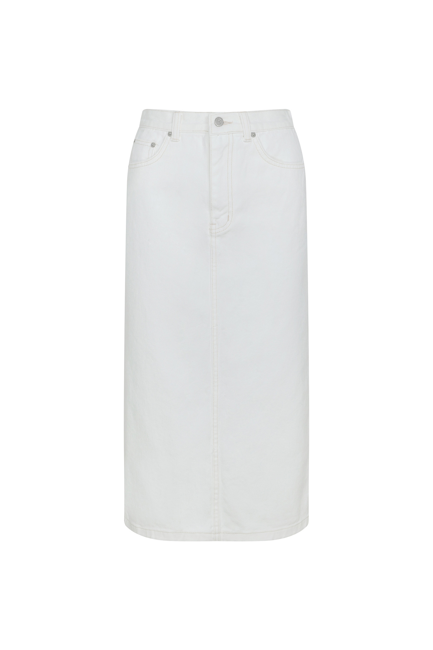 Ivory Denim H - Skirt
