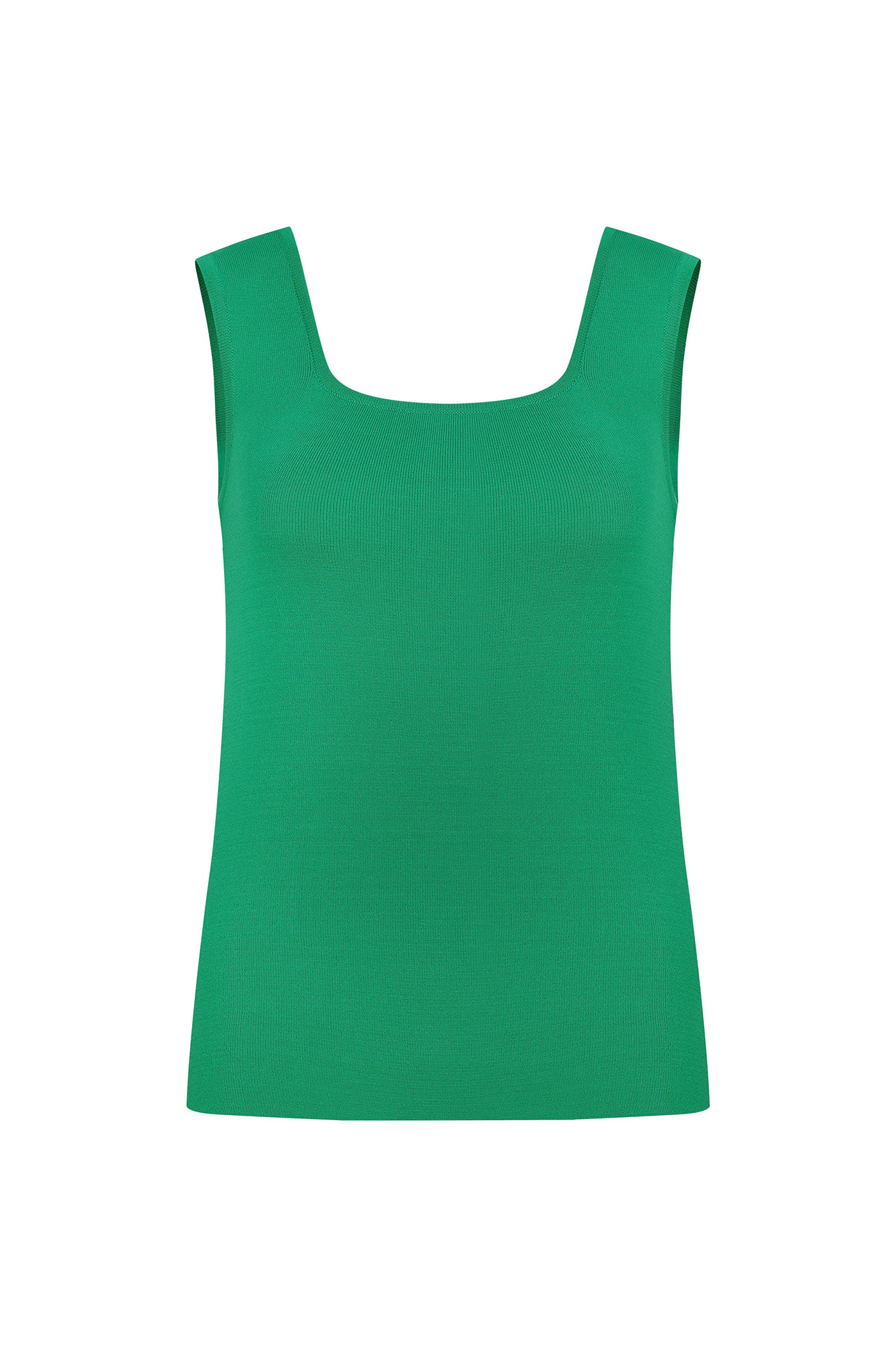 Two-way Sleeveless Knit Top-Green