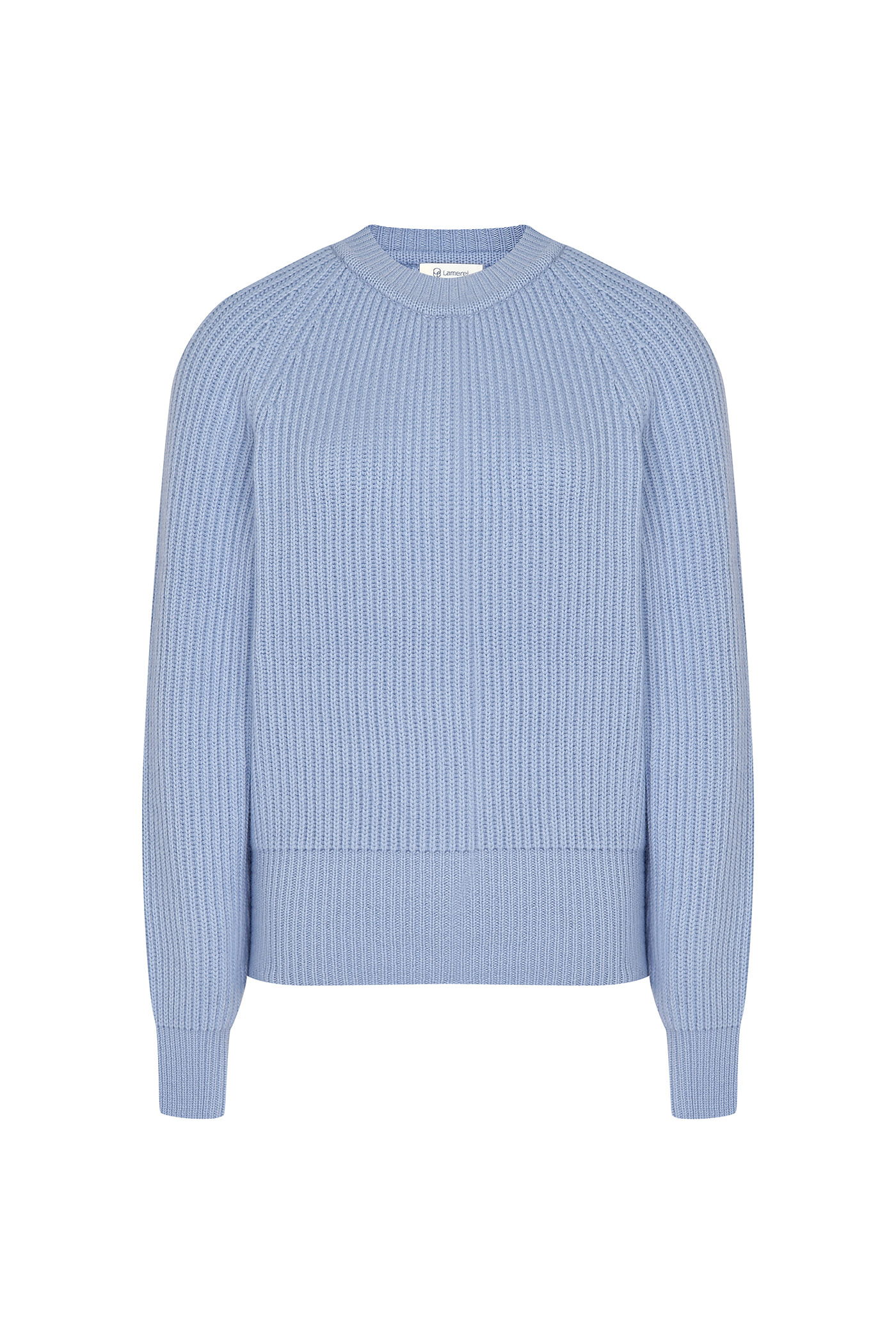 Wool Raglan Knit Top[LMBBWIKN145]-Blue