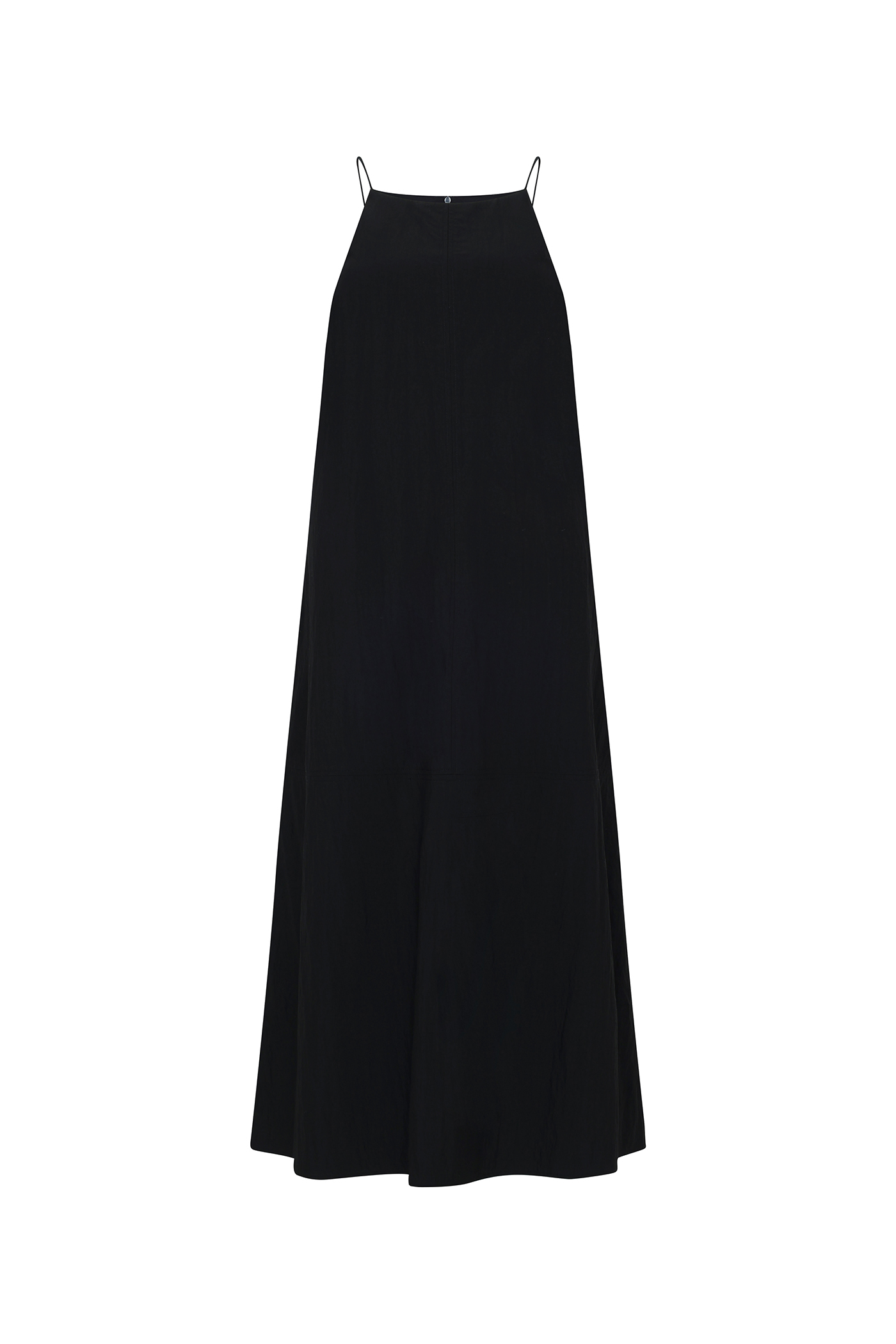 Halter Neck Sleeveless Dress[LMBCSUDR801]-Black